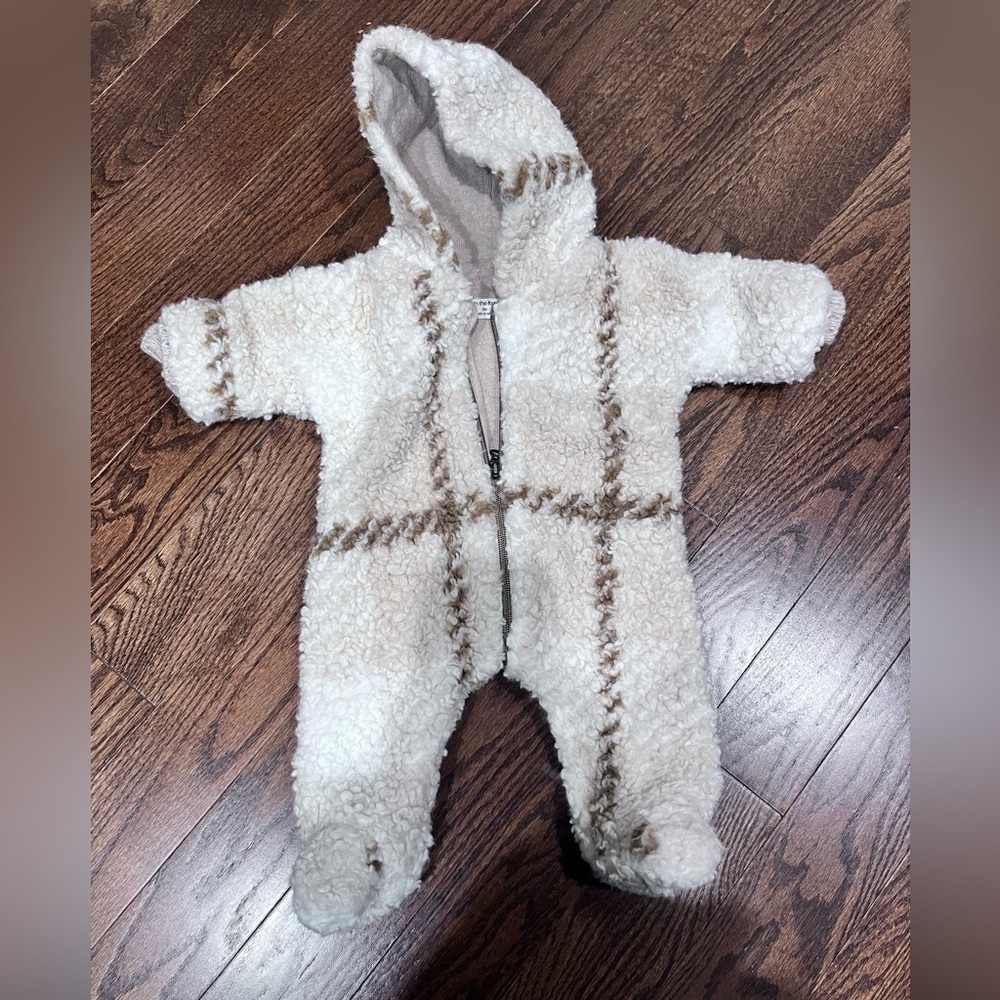 1+ In the family hooded jumpsuit - size 3M